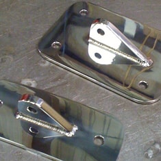 Marine Brackets In Polished 316 Stainless